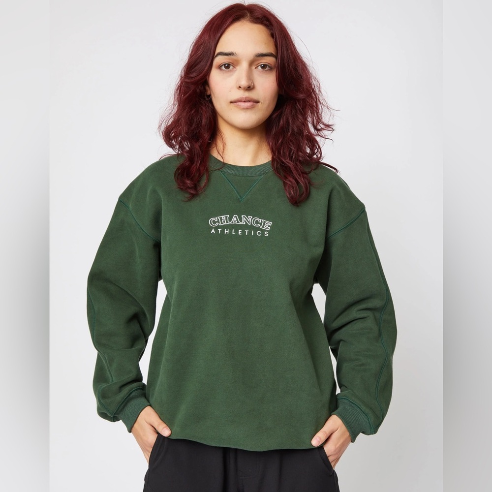 Chance Athletics CA Crewneck - Park Green Medium Unisex